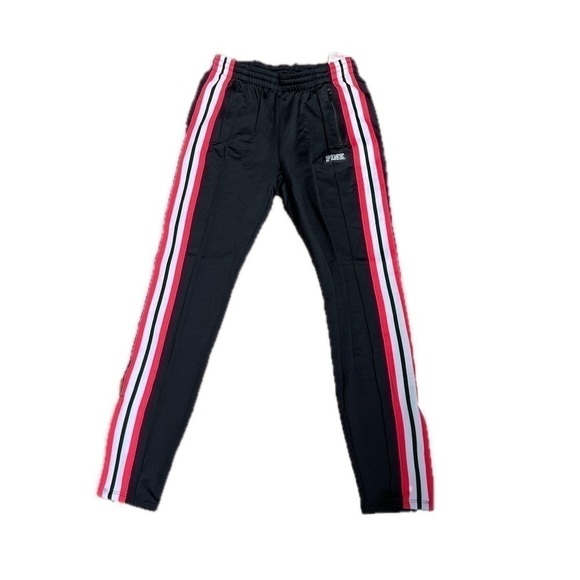 NWT VICTORIA'S SECRET Victoria Secret Y2K skinny track pants high waisted Sz S - Picture 1 of 9